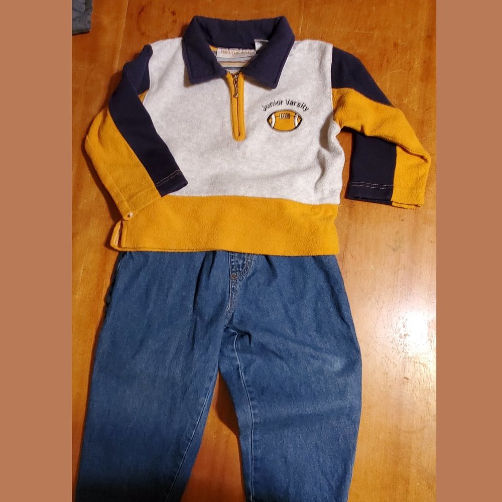 *HP* outfit - Junior Varsity fleece & jeans  3T
